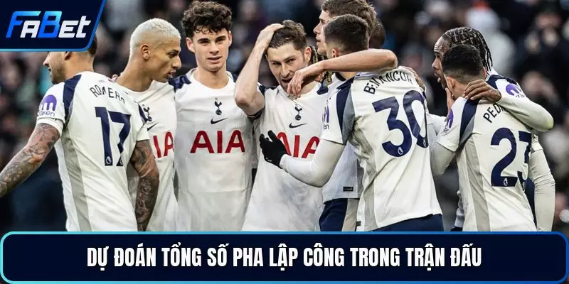 Dự đoán tổng số pha lập công trong trận đấu