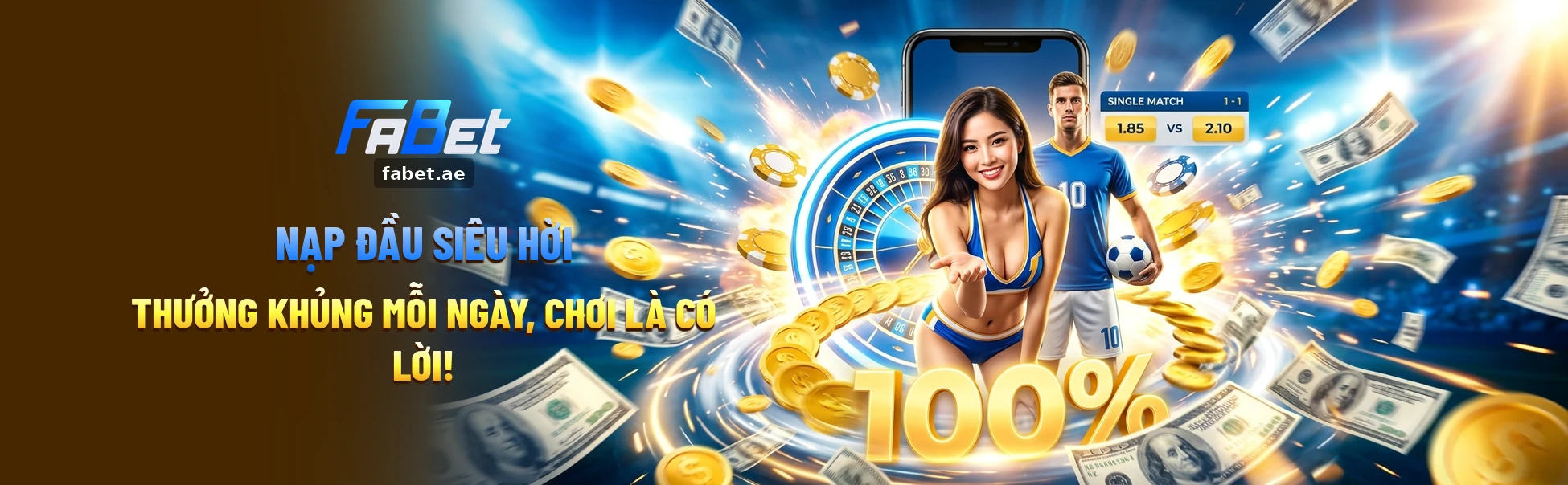 FABET - Nạp Đầu Siêu Hời, Thưởng Khủng Mỗi Ngày, Chơi Là Có Lời